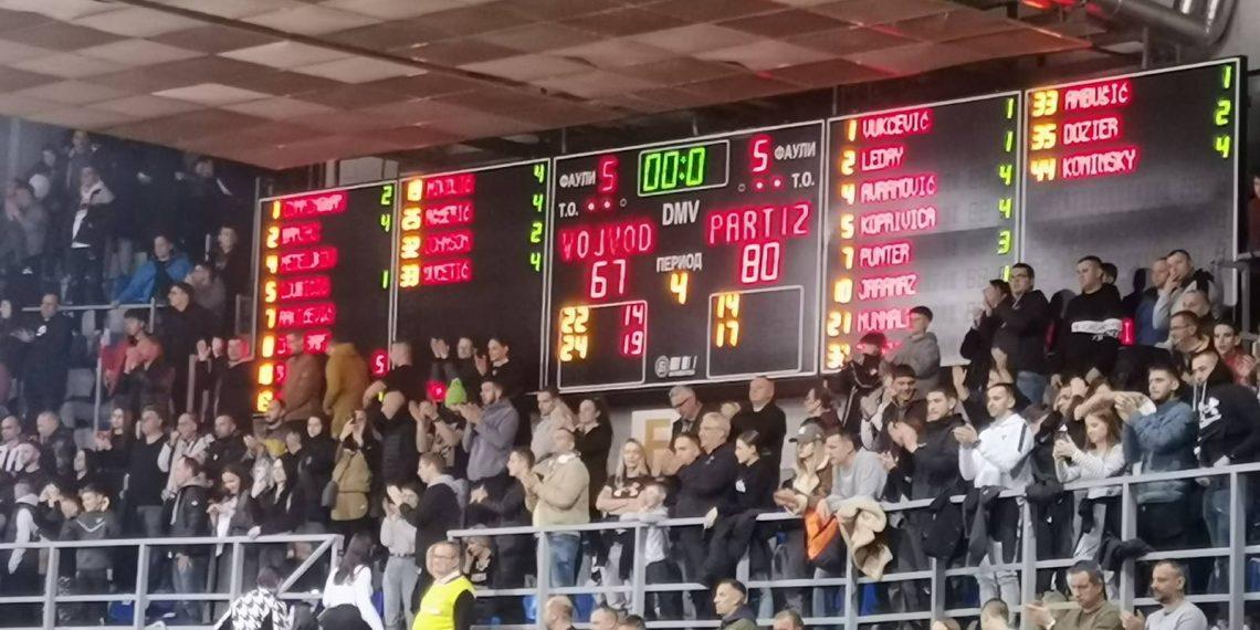 ПАРТИЗАН ОСИГУРАО МЕСТО У ФИНАЛУ ПОБЕДИВШИ ВОЈВОДИНУ 22 ПАРТИЗАН ОСИГУРАО МЕСТО У ФИНАЛУ ПОБЕДИВШИ ВОЈВОДИНУ