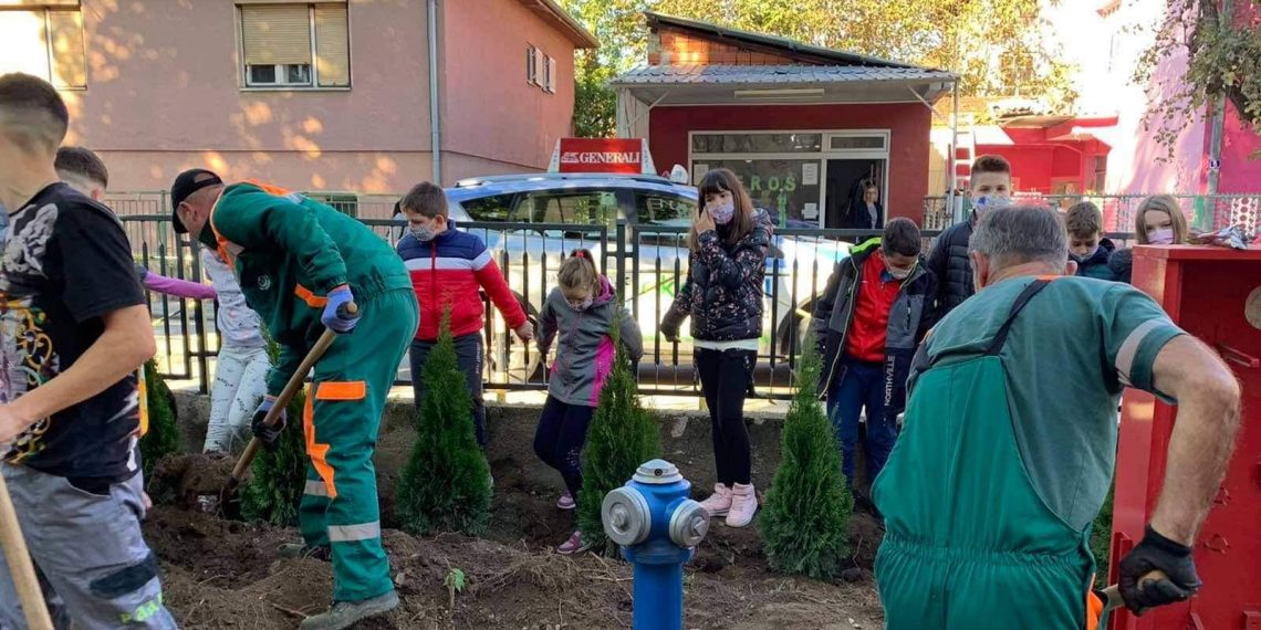 Уређење око бисте Бранка Миљковића 22 AM PRESS