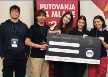 ТИМ ГИМНАЗИЈЕ “БОРА СТАНКОВИЋ” ИЗ НИША ДРУГИ НА ХАКАТОНУ