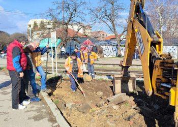 ПОЧЕЛИ РАДОВИ НА УРЕЂЕЊУ ОКО ПАЛИЛУЛСКЕ РАМПЕ