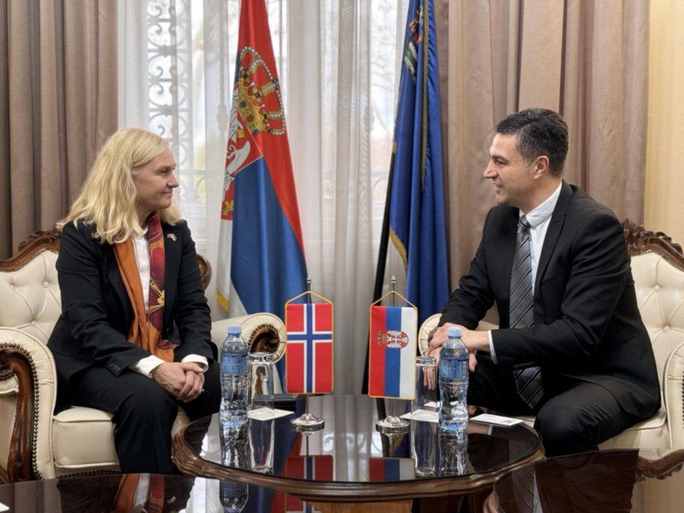 AMBASADORKA NORVESKE U NISU САРАДЊА ЗА ЗЕЛЕНУ БУДУЋНОСТ